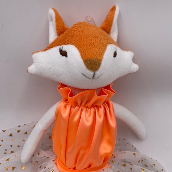 Adorable Hand Made Ballerina Fox Plush Doll - Picture 2 of 5